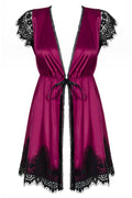 861-PEI-5 Peignoir fuchsia - L/XL