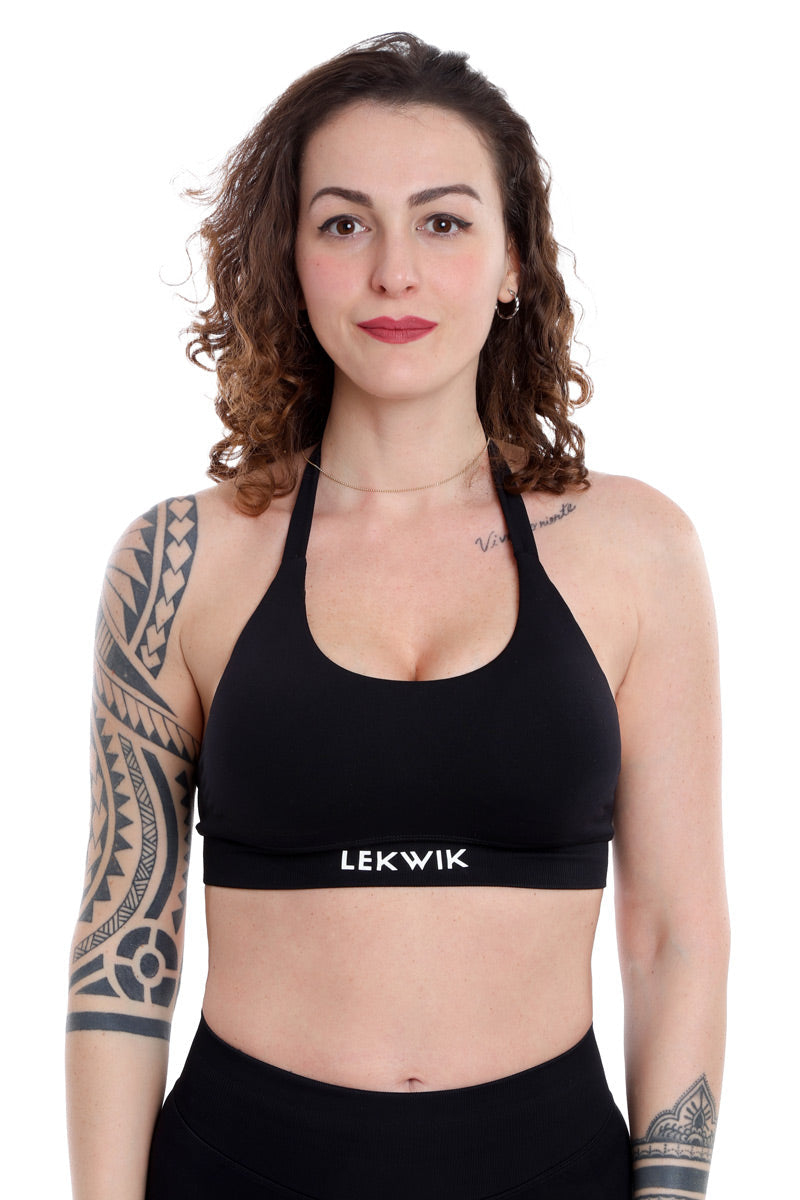 Top sportivo nero modello IMMO